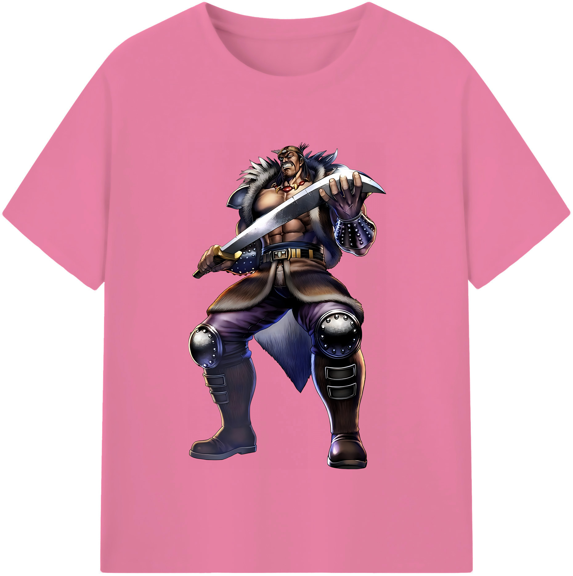 （画像用） 北斗の拳 Fist of the North Star 綿100％半袖Tシャツ（フロントプリント）
